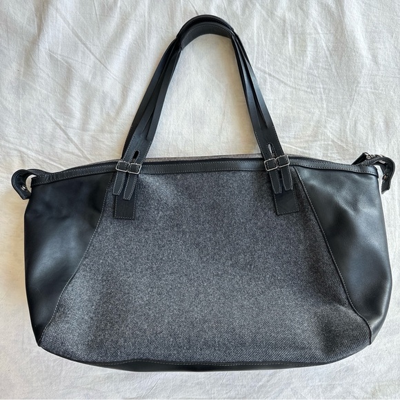 Celine Wool Leather Tote Bag - Picture 2 of 10